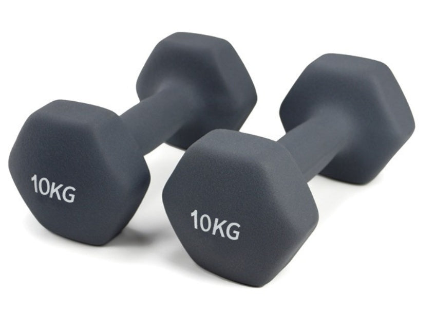 Color Sports Environmental Protection Dip Plastic Small Yiling Hexagonal Household Dumbbells